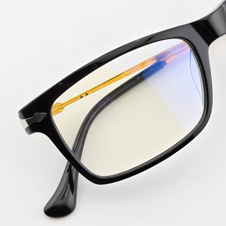 فریم عینک طبی زنانه و مردانه کائوچو برند پرسل Persol مدل مستطیلی