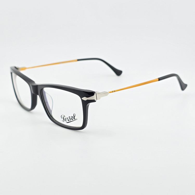 فریم عینک طبی زنانه و مردانه کائوچو برند پرسل Persol مدل مستطیلی