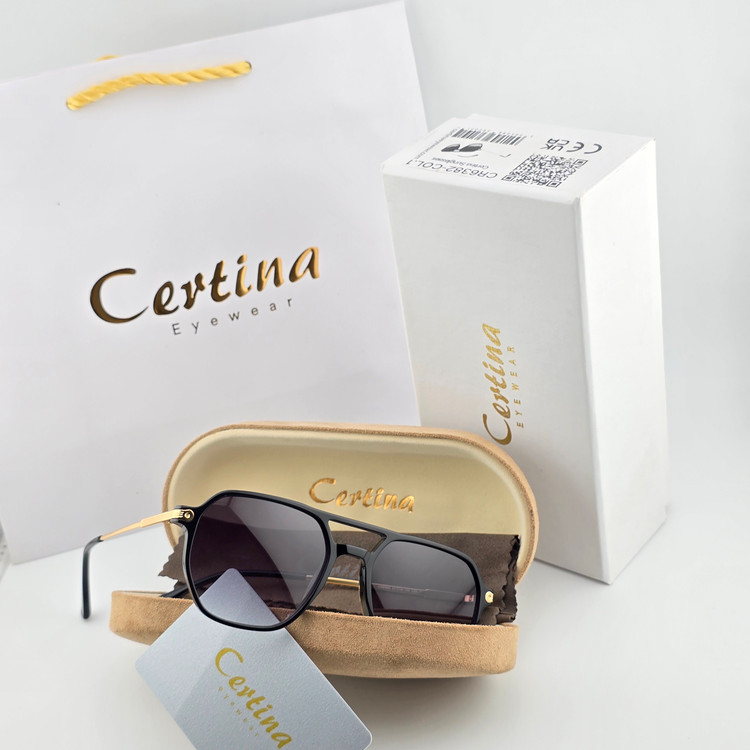 تصویر عینک آفتابی کائوچو استیت برند سرتینا Certina مربعی