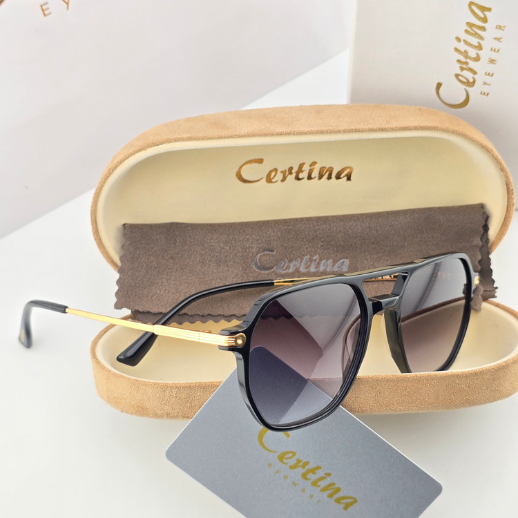 تصویر عینک آفتابی کائوچو استیت برند سرتینا Certina مربعی