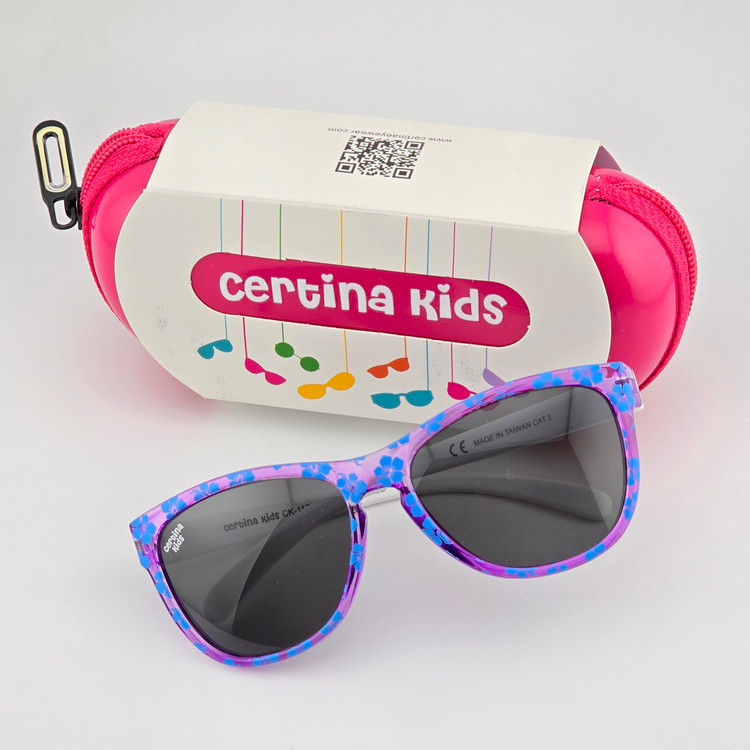 تصویر عینک آفتابی طبی کائوچو دخترانه پلاریزه سرتینا کیدز (Certina Kids) مدل ویفرر