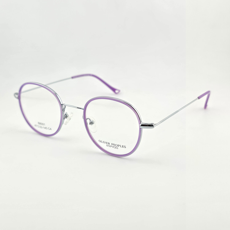 تصویر فریم عینک طبی فلزی گرد OLIVER PEOPLES مدل B8001