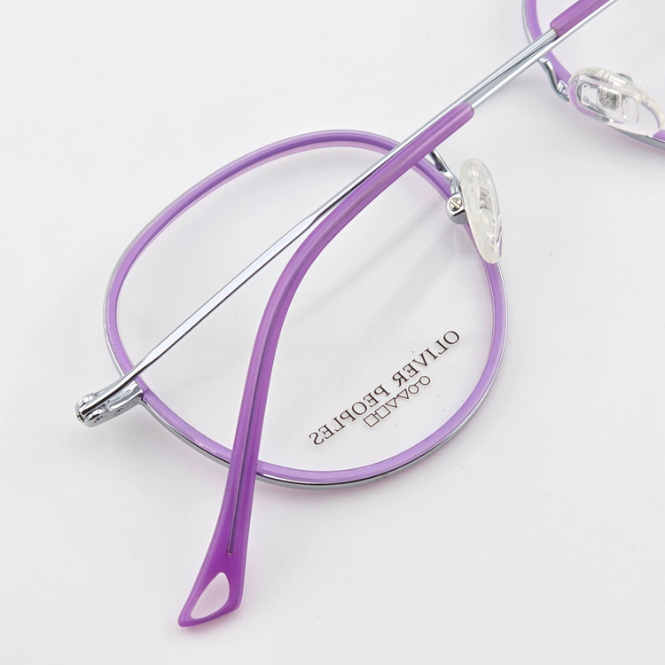 تصویر فریم عینک طبی فلزی گرد OLIVER PEOPLES مدل B8001