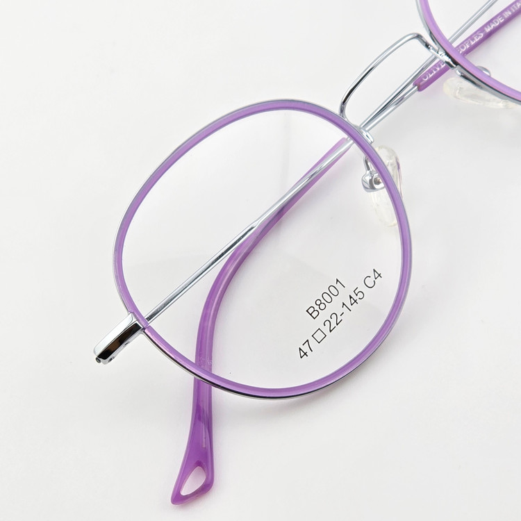 تصویر فریم عینک طبی فلزی گرد OLIVER PEOPLES مدل B8001