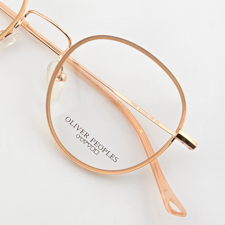 تصویر فریم عینک طبی فلزی گرد OLIVER PEOPLES مدل OP7540