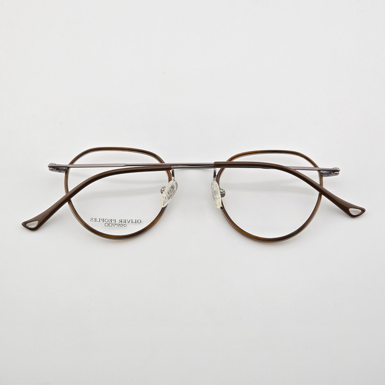 تصویر فریم عینک طبی فلزی OLIVER PEOPLES مدل گرد