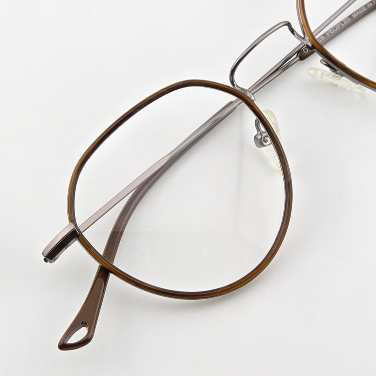 تصویر فریم عینک طبی فلزی OLIVER PEOPLES مدل گرد