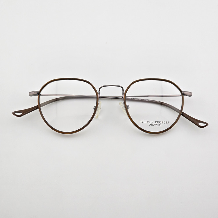 تصویر فریم عینک طبی فلزی OLIVER PEOPLES مدل گرد
