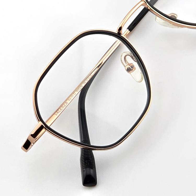 تصویر فریم عینک طبی فلزی VALENZA مدل چندضلعی