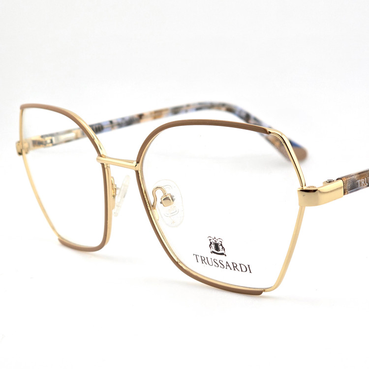 تصویر فریم عینک طبی فلزی زنانه برند TRUSSARDI مدل 367