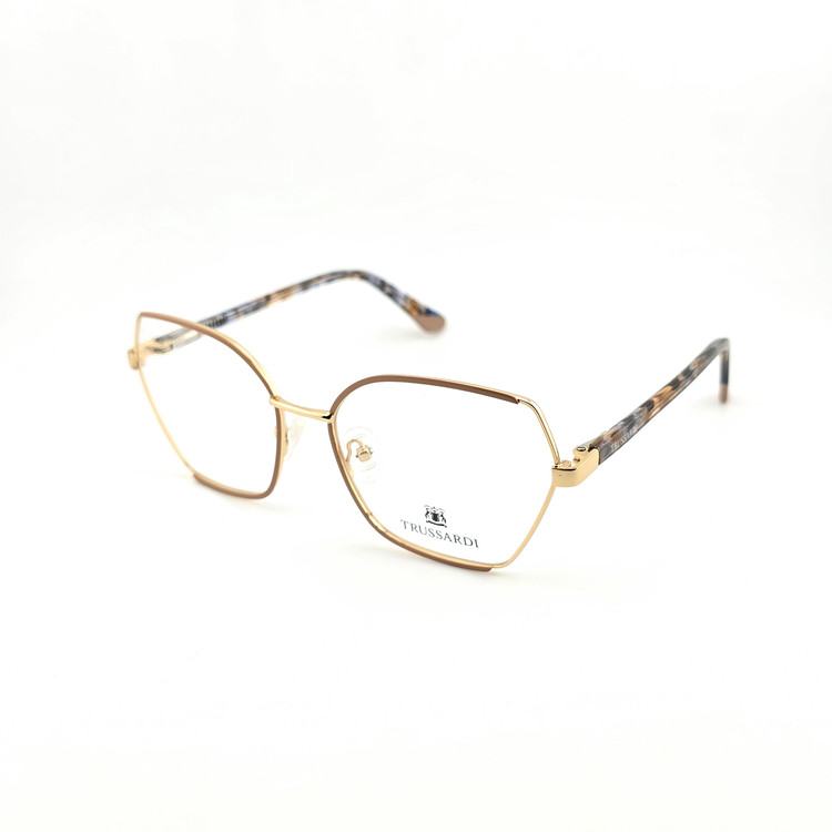تصویر فریم عینک طبی فلزی زنانه برند TRUSSARDI مدل 367