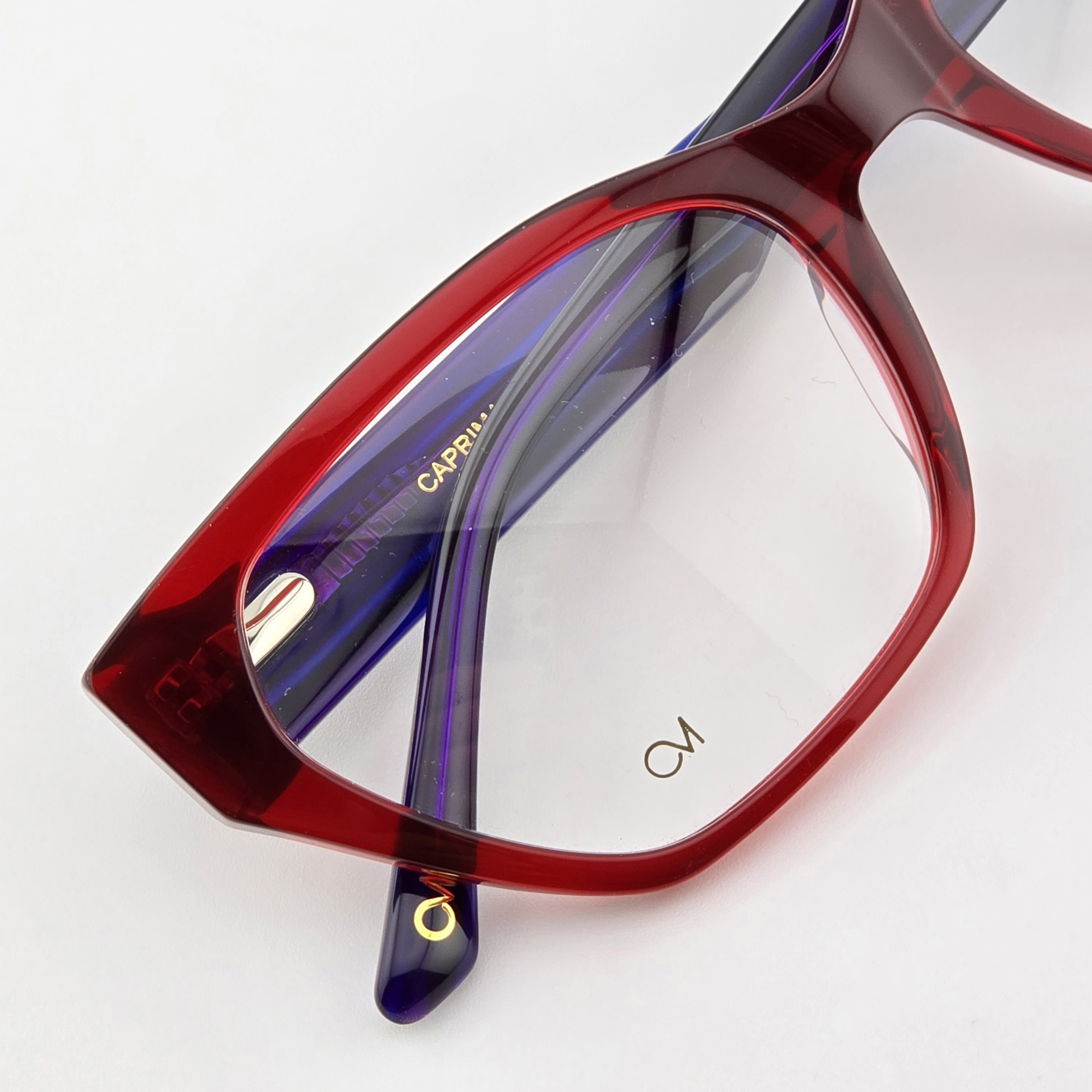 تصویر فریم عینک طبی کائوچو زنانه کائوچو کاپری من CAPRIMAN مدل Cat eye کد9009
