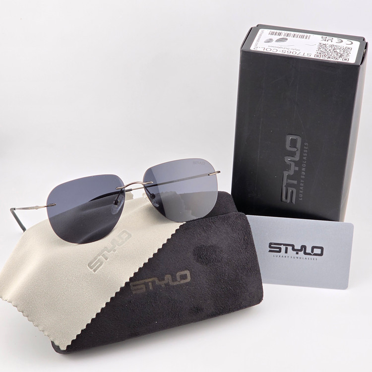 عینک آفتابی خلبانی بدون فریم تیتانیوم مردانه و زنانه استایلو STYLO مدل 7065